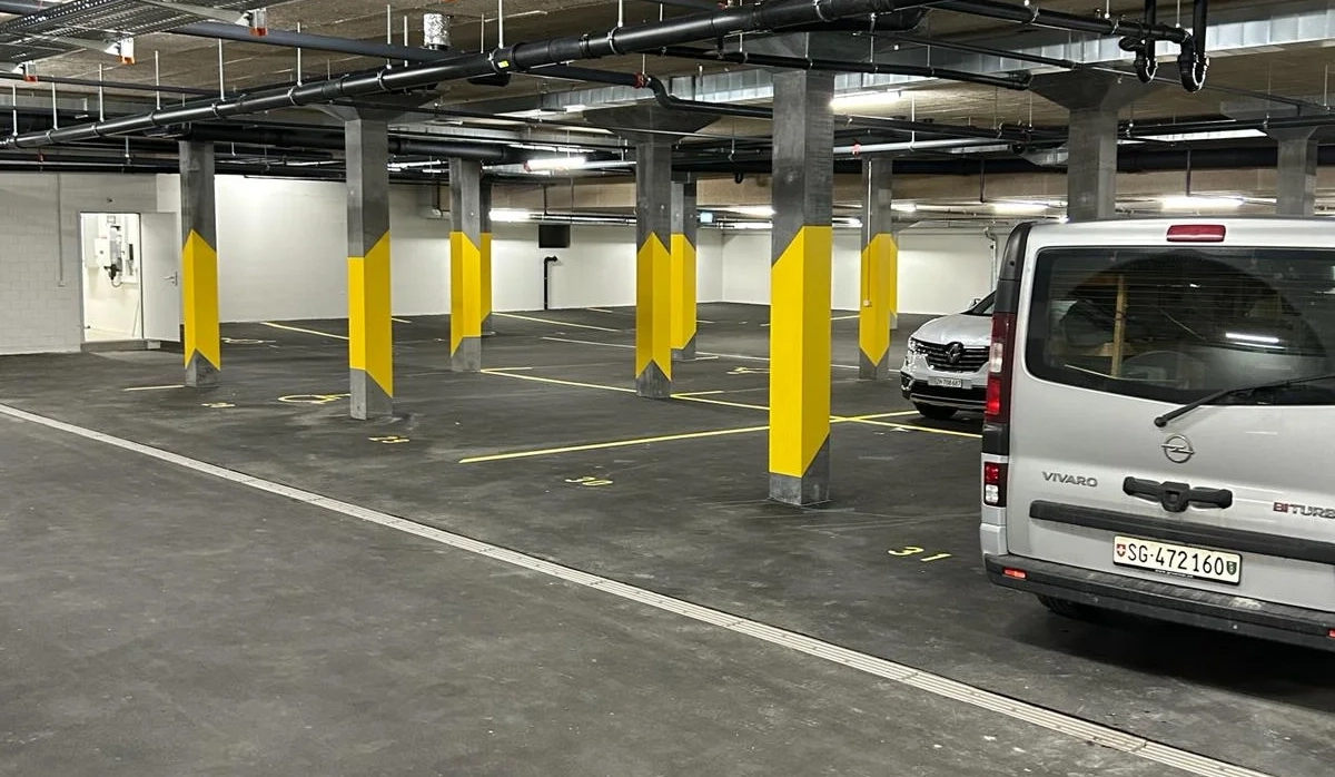markierung am boden